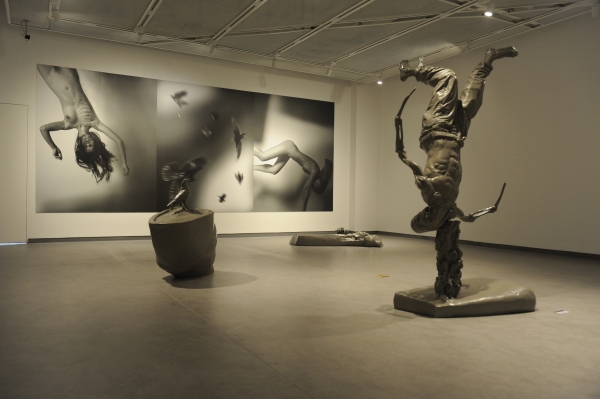 《坠》2106，综合材料，3米X6米