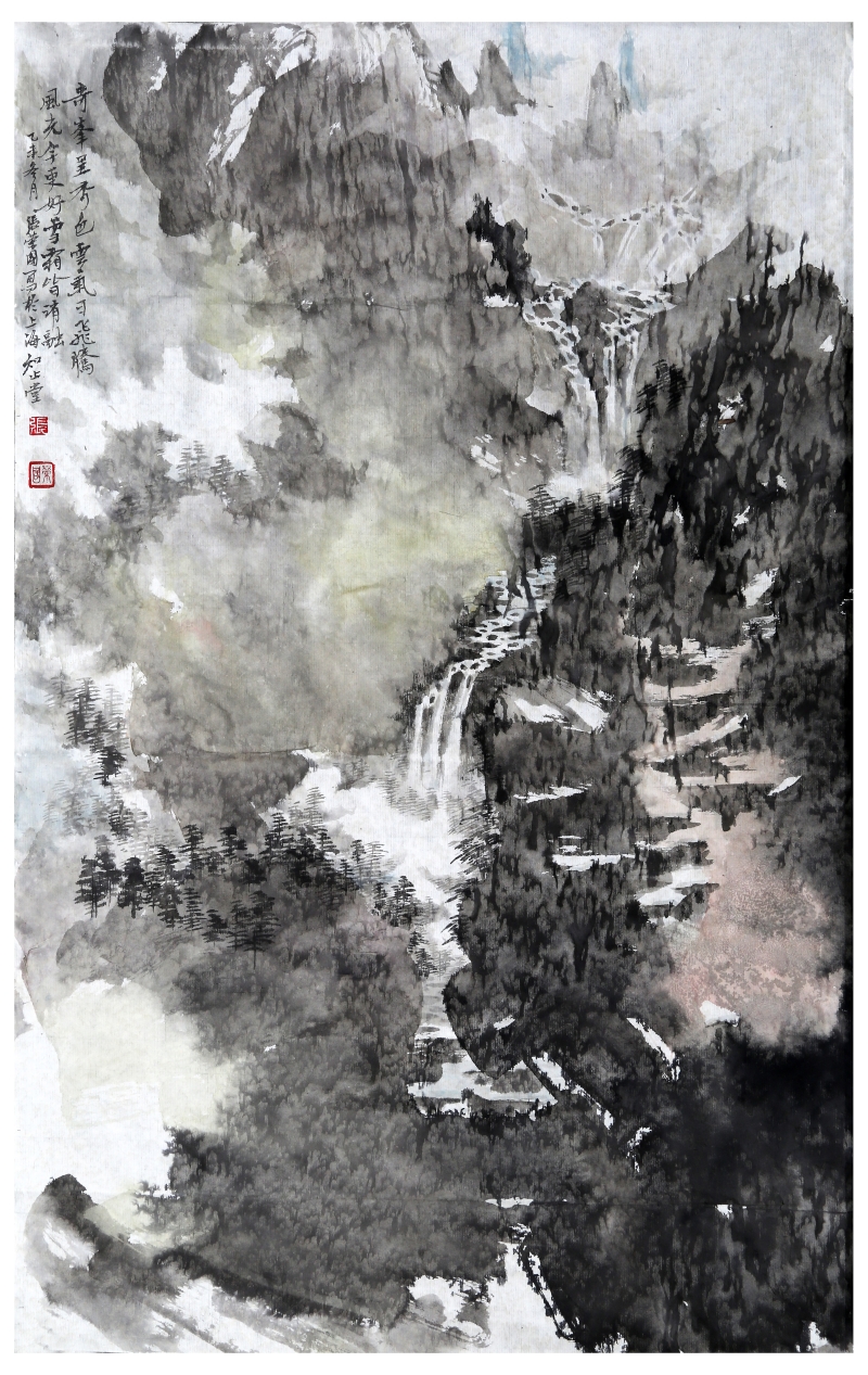 《雪霜消融图》张荣国